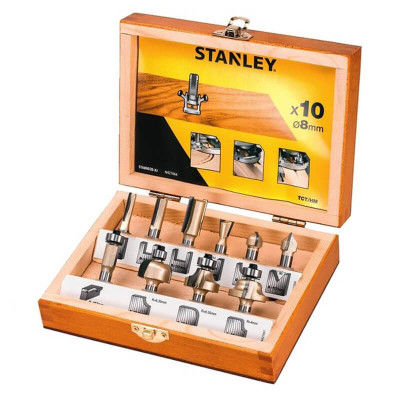 Купить Набор фрез STANLEY STA80020. Официальный магазин Dewalt Украина. Фирменный инструмент и оборудовние DeWALT, STANLEY, BLACK+DECKER, BOSTITCH