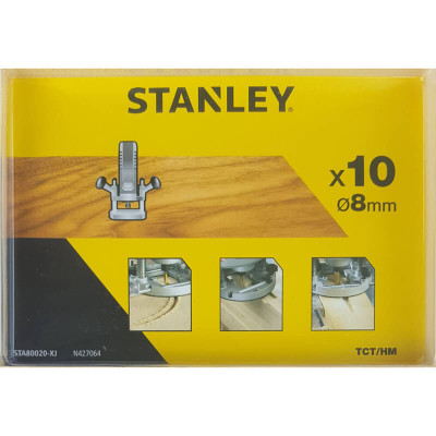 Купить Набор фрез STANLEY STA80020. Официальный магазин Dewalt Украина. Фирменный инструмент и оборудовние DeWALT, STANLEY, BLACK+DECKER, BOSTITCH