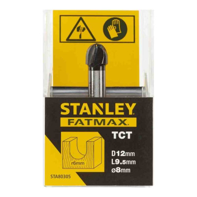 Купити Фреза по дереву галтельна STANLEY STA80305. Офіційний магазин Dewalt Україна. Фірмовий інструмент та обладнання DeWALT, STANLEY, BLACK+DECKER, BOSTITCH