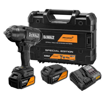 Купить Гайковёрт ударный аккумуляторный бесщёточный McLaren F1 TEAM SPECIAL EDITION DeWALT DCF99MP2T. Официальный магазин Dewalt Украина. Фирменный инструмент и оборудовние DeWALT, STANLEY, BLACK+DECKER, BOSTITCH