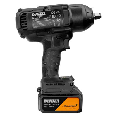 Купить Гайковёрт ударный аккумуляторный бесщёточный McLaren F1 TEAM SPECIAL EDITION DeWALT DCF99MP2T. Официальный магазин Dewalt Украина. Фирменный инструмент и оборудовние DeWALT, STANLEY, BLACK+DECKER, BOSTITCH