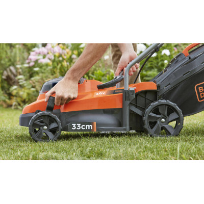 Купити Газонокосарка акумуляторна BLACK+DECKER BCMW3336L2. Офіційний магазин Dewalt Україна. Фірмовий інструмент та обладнання DeWALT, STANLEY, BLACK+DECKER, BOSTITCH