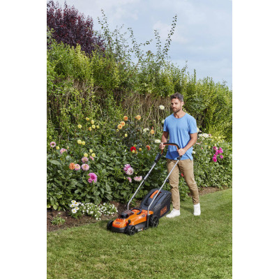 Купити Газонокосарка акумуляторна BLACK+DECKER BCMW3336L2. Офіційний магазин Dewalt Україна. Фірмовий інструмент та обладнання DeWALT, STANLEY, BLACK+DECKER, BOSTITCH