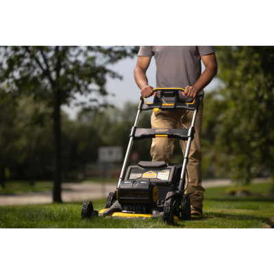 Купити Газонокосарка акумуляторна безщіткова DeWALT DCMWP134W2. Офіційний магазин Dewalt Україна. Фірмовий інструмент та обладнання DeWALT, STANLEY, BLACK+DECKER, BOSTITCH
