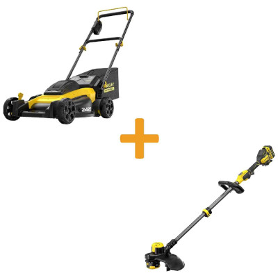 Купить Газонокосарка акумуляторна безщіткова STANLEY FATMAX SFMCMW2651M+SFMCSTB933M. Официальный магазин Dewalt Украина. Фирменный инструмент и оборудовние DeWALT, STANLEY, BLACK+DECKER, BOSTITCH