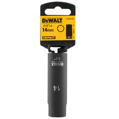 Купить Головка торцевая ударная длинная IMPACT DeWALT DT7548. Официальный магазин Dewalt Украина. Фирменный инструмент и оборудовние DeWALT, STANLEY, BLACK+DECKER, BOSTITCH