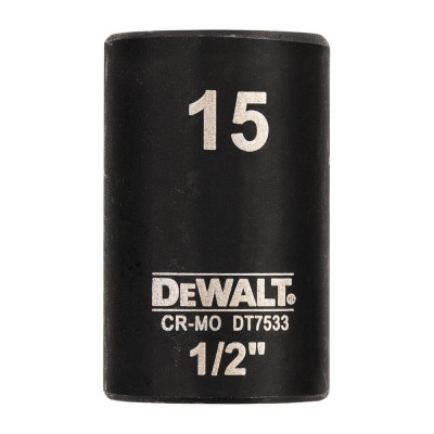 Купить Головка торцевая ударная короткая IMPACT DeWALT DT7533. Официальный магазин Dewalt Украина. Фирменный инструмент и оборудовние DeWALT, STANLEY, BLACK+DECKER, BOSTITCH
