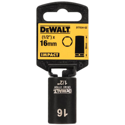 Купить Головка торцевая ударная короткая IMPACT DeWALT DT7534. Официальный магазин Dewalt Украина. Фирменный инструмент и оборудовние DeWALT, STANLEY, BLACK+DECKER, BOSTITCH