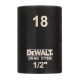 Купить Головка торцевая ударная короткая IMPACT DeWALT DT7536. Официальный магазин Dewalt Украина. Фирменный инструмент и оборудовние DeWALT, STANLEY, BLACK+DECKER, BOSTITCH