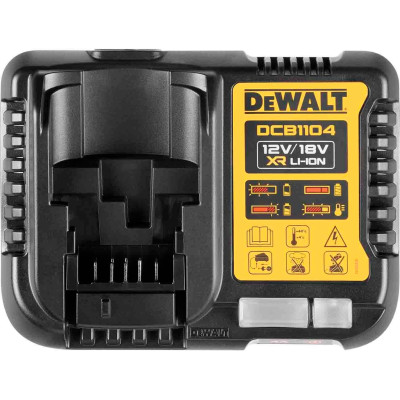 Купити Зарядний пристрій DeWALT DCB1104M2. Офіційний магазин Dewalt Україна. Фірмовий інструмент та обладнання DeWALT, STANLEY, BLACK+DECKER, BOSTITCH