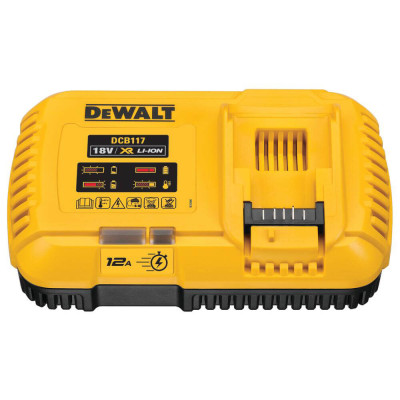Купити Зарядний пристрій DeWALT DCB117. Офіційний магазин Dewalt Україна. Фірмовий інструмент та обладнання DeWALT, STANLEY, BLACK+DECKER, BOSTITCH
