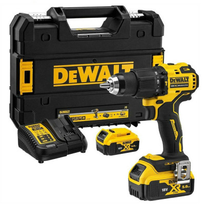 Купити Дриль-шурупокрут акумуляторний безщітковий ударний DeWALT DCD709P2T. Офіційний магазин Dewalt Україна. Фірмовий інструмент та обладнання DeWALT, STANLEY, BLACK+DECKER, BOSTITCH