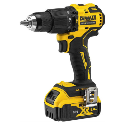 Купити Дриль-шурупокрут акумуляторний безщітковий ударний DeWALT DCD709P2T. Офіційний магазин Dewalt Україна. Фірмовий інструмент та обладнання DeWALT, STANLEY, BLACK+DECKER, BOSTITCH