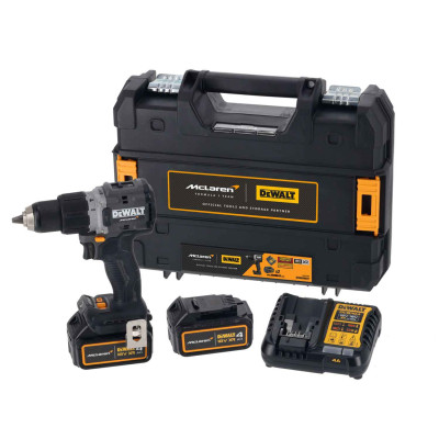 Купить Дрель-шуруповёрт ударная McLaren F1 TEAM LIMITED EDITION DeWALT DCD85MM2T. Официальный магазин Dewalt Украина. Фирменный инструмент и оборудовние DeWALT, STANLEY, BLACK+DECKER, BOSTITCH