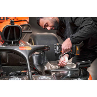 Купить Дрель-шуруповёрт ударная McLaren F1 TEAM LIMITED EDITION DeWALT DCD85MP2T. Официальный магазин Dewalt Украина. Фирменный инструмент и оборудовние DeWALT, STANLEY, BLACK+DECKER, BOSTITCH