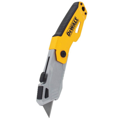 Купити Ніж складаний з висувним трапецеподібним лезом DeWALT DWHT10261-0. Офіційний магазин Dewalt Україна. Фірмовий інструмент та обладнання DeWALT, STANLEY, BLACK+DECKER, BOSTITCH