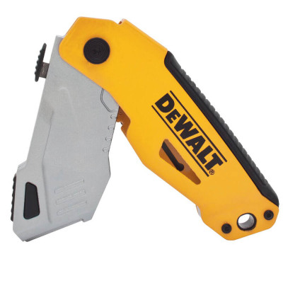 Купити Ніж складаний з висувним трапецеподібним лезом DeWALT DWHT10261-0. Офіційний магазин Dewalt Україна. Фірмовий інструмент та обладнання DeWALT, STANLEY, BLACK+DECKER, BOSTITCH
