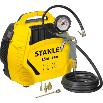 Купити Компресор безмасляний повітряний STANLEY AIRKIT. Офіційний магазин Dewalt Україна. Фірмовий інструмент та обладнання DeWALT, STANLEY, BLACK+DECKER, BOSTITCH