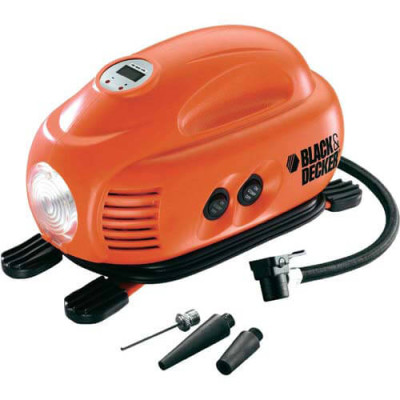 Купити Автомобільний компресор BLACK+DECKER ASI200. Офіційний магазин Dewalt Україна. Фірмовий інструмент та обладнання DeWALT, STANLEY, BLACK+DECKER, BOSTITCH