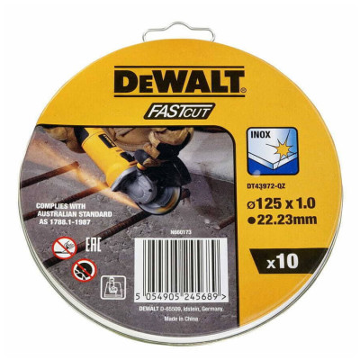 Купить Набор кругов отрезных HIGH PERFORMANCE DeWALT DT43972. Официальный магазин Dewalt Украина. Фирменный инструмент и оборудовние DeWALT, STANLEY, BLACK+DECKER, BOSTITCH