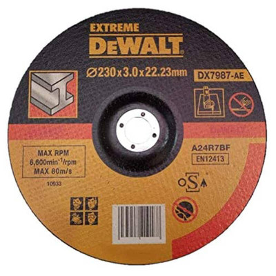 Купить Круг отрезной EXTREME DeWALT DX7987. Официальный магазин Dewalt Украина. Фирменный инструмент и оборудовние DeWALT, STANLEY, BLACK+DECKER, BOSTITCH