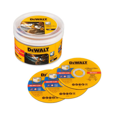 Купить Набор кругов отрезных FASTCUT DeWALT DT20598. Официальный магазин Dewalt Украина. Фирменный инструмент и оборудовние DeWALT, STANLEY, BLACK+DECKER, BOSTITCH