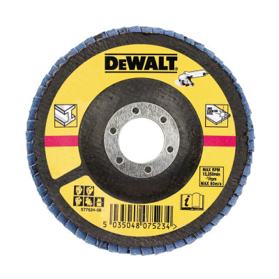 Купить Круг шлифовальный лепестковый DeWALT DT3309. Официальный магазин Dewalt Украина. Фирменный инструмент и оборудовние DeWALT, STANLEY, BLACK+DECKER, BOSTITCH
