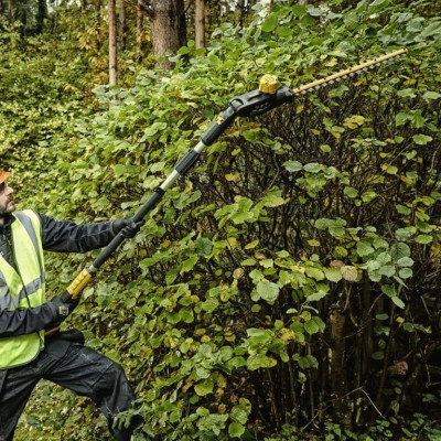 Купити Кущоріз акумуляторний щітковий зі штангою DeWALT DCMPH566P1. Офіційний магазин Dewalt Україна. Фірмовий інструмент та обладнання DeWALT, STANLEY, BLACK+DECKER, BOSTITCH