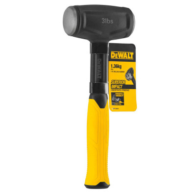 Купить Мини-кувалда с весом головки 1361 г DeWALT DWHT51388-0. Официальный магазин Dewalt Украина. Фирменный инструмент и оборудовние DeWALT, STANLEY, BLACK+DECKER, BOSTITCH