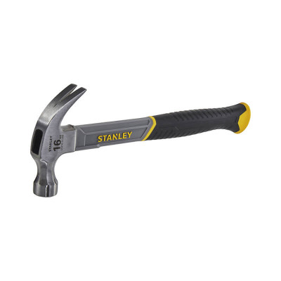 Купить Молоток Fiberglass с весом головки 450 г, с загнутым гвоздодером. STANLEY STHT0-51309. Официальный магазин Dewalt Украина. Фирменный инструмент и оборудовние DeWALT, STANLEY, BLACK+DECKER, BOSTITCH