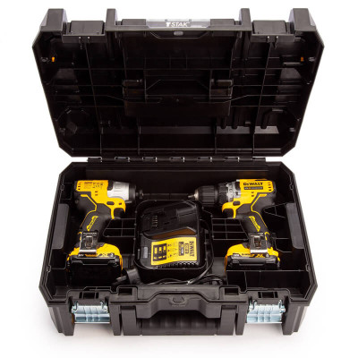 Купити Набір з двох інструментів безщіткових DeWALT DCK2110L2T. Офіційний магазин Dewalt Україна. Фірмовий інструмент та обладнання DeWALT, STANLEY, BLACK+DECKER, BOSTITCH