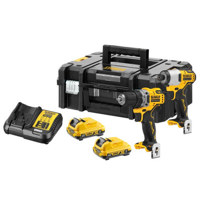 Купити Набір з двох інструментів безщіткових DeWALT DCK2110L2T. Офіційний магазин Dewalt Україна. Фірмовий інструмент та обладнання DeWALT, STANLEY, BLACK+DECKER, BOSTITCH