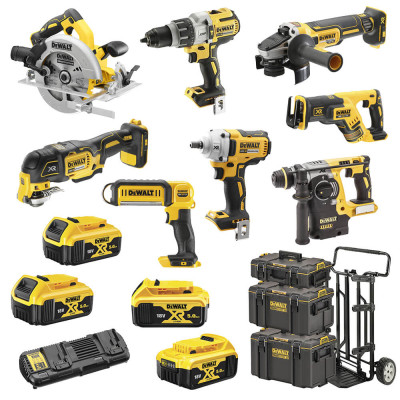 Купити Набір з восьми інструментів акумуляторних DeWALT DCK856P4. Офіційний магазин Dewalt Україна. Фірмовий інструмент та обладнання DeWALT, STANLEY, BLACK+DECKER, BOSTITCH