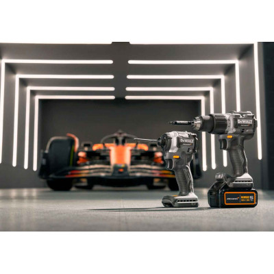 Купити Набір з двох інструментів акумуляторних безщіткових McLaren F1 TEAM LIMITED EDITION DeWALT DCK200MP2T. Офіційний магазин Dewalt Україна. Фірмовий інструмент та обладнання DeWALT, STANLEY, BLACK+DECKER, BOSTITCH