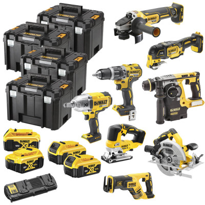 Купить Набор из восьми инструментов аккумуляторных DeWALT DCK865P4T. Официальный магазин Dewalt Украина. Фирменный инструмент и оборудовние DeWALT, STANLEY, BLACK+DECKER, BOSTITCH