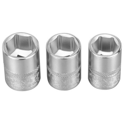 Купить Набор торцевых головок 1/4 Maxi Drive, с шестигранным профилем, 3 шт: 11, 12, 13 мм. STANLEY FMMT17092-0. Официальный магазин Dewalt Украина. Фирменный инструмент и оборудовние DeWALT, STANLEY, BLACK+DECKER, BOSTITCH