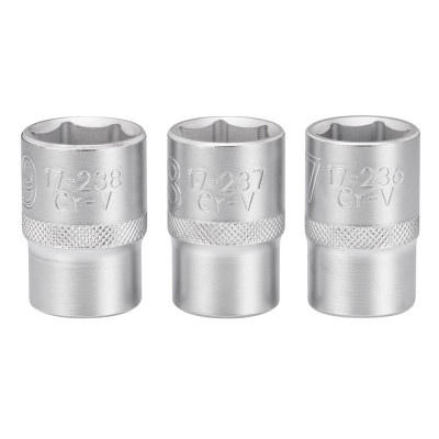Купить Набор торцевых головок 1/2 Maxi Drive, с шестигранным профилем, 3 шт: 17, 18, 19 мм STANLEY FMMT17094-0. Официальный магазин Dewalt Украина. Фирменный инструмент и оборудовние DeWALT, STANLEY, BLACK+DECKER, BOSTITCH