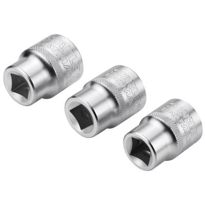 Купить Набор торцевых головок 1/2 Maxi Drive, с шестигранным профилем, 3 шт: 21, 22, 24 мм STANLEY FMMT17095-0. Официальный магазин Dewalt Украина. Фирменный инструмент и оборудовние DeWALT, STANLEY, BLACK+DECKER, BOSTITCH