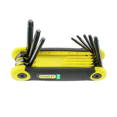 Купити Набір ключів торцевих TORX, складних, 8 шт. STANLEY 2-69-266. Офіційний магазин Dewalt Україна. Фірмовий інструмент та обладнання DeWALT, STANLEY, BLACK+DECKER, BOSTITCH