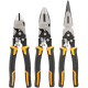 Купити Набір з трьох шарнірно-губцевих інструментів Compound Action DeWALT DWHT0-70485. Офіційний магазин Dewalt Україна. Фірмовий інструмент та обладнання DeWALT, STANLEY, BLACK+DECKER, BOSTITCH