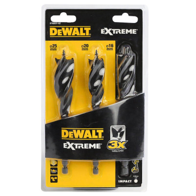 Купити Набір свердел по дереву DeWALT DT90237. Офіційний магазин Dewalt Україна. Фірмовий інструмент та обладнання DeWALT, STANLEY, BLACK+DECKER, BOSTITCH