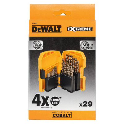 Купить Набор сверл по металлу DeWALT DT4957. Официальный магазин Dewalt Украина. Фирменный инструмент и оборудовние DeWALT, STANLEY, BLACK+DECKER, BOSTITCH