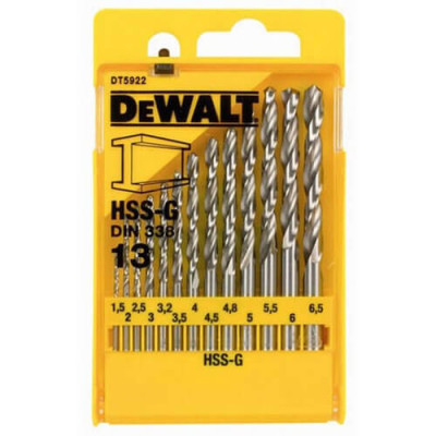 Купити Набір свердел по металу DeWALT DT5922. Офіційний магазин Dewalt Україна. Фірмовий інструмент та обладнання DeWALT, STANLEY, BLACK+DECKER, BOSTITCH