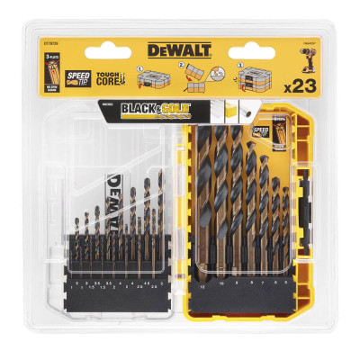 Купити Набір свердел DeWALT DT70729. Офіційний магазин Dewalt Україна. Фірмовий інструмент та обладнання DeWALT, STANLEY, BLACK+DECKER, BOSTITCH