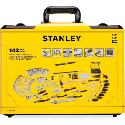 Купить Набор инструментов из 142 предметов STANLEY STMT98109-1. Официальный магазин Dewalt Украина. Фирменный инструмент и оборудовние DeWALT, STANLEY, BLACK+DECKER, BOSTITCH