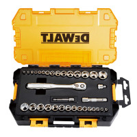 Купити Набір головок 1/4, 3/8, 34 предмети DeWALT DWMT45034-0. Офіційний магазин Dewalt Україна. Фірмовий інструмент та обладнання DeWALT, STANLEY, BLACK+DECKER, BOSTITCH