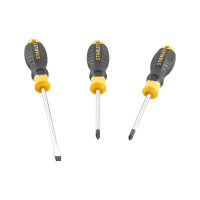 Купити Набір із трьох викруток CushionGrip STANLEY STHT16168-0. Офіційний магазин Dewalt Україна. Фірмовий інструмент та обладнання DeWALT, STANLEY, BLACK+DECKER, BOSTITCH