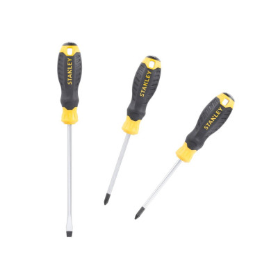 Купити Набір із трьох викруток CushionGrip STANLEY STHT16168-0. Офіційний магазин Dewalt Україна. Фірмовий інструмент та обладнання DeWALT, STANLEY, BLACK+DECKER, BOSTITCH