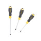 Купити Набір із трьох викруток CushionGrip STANLEY STHT16168-0. Офіційний магазин Dewalt Україна. Фірмовий інструмент та обладнання DeWALT, STANLEY, BLACK+DECKER, BOSTITCH