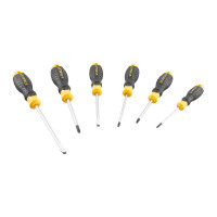 Купити Набір із шести викруток CushionGrip STANLEY STHT16172-0. Офіційний магазин Dewalt Україна. Фірмовий інструмент та обладнання DeWALT, STANLEY, BLACK+DECKER, BOSTITCH